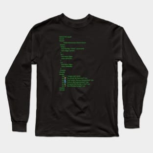 html Long Sleeve T-Shirt
